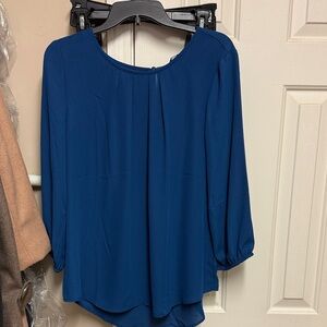 Hawthorne Blue Blouse